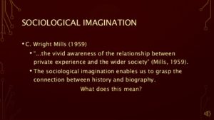 sociological imagination meaning