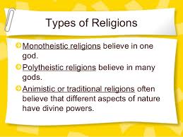 types of religion