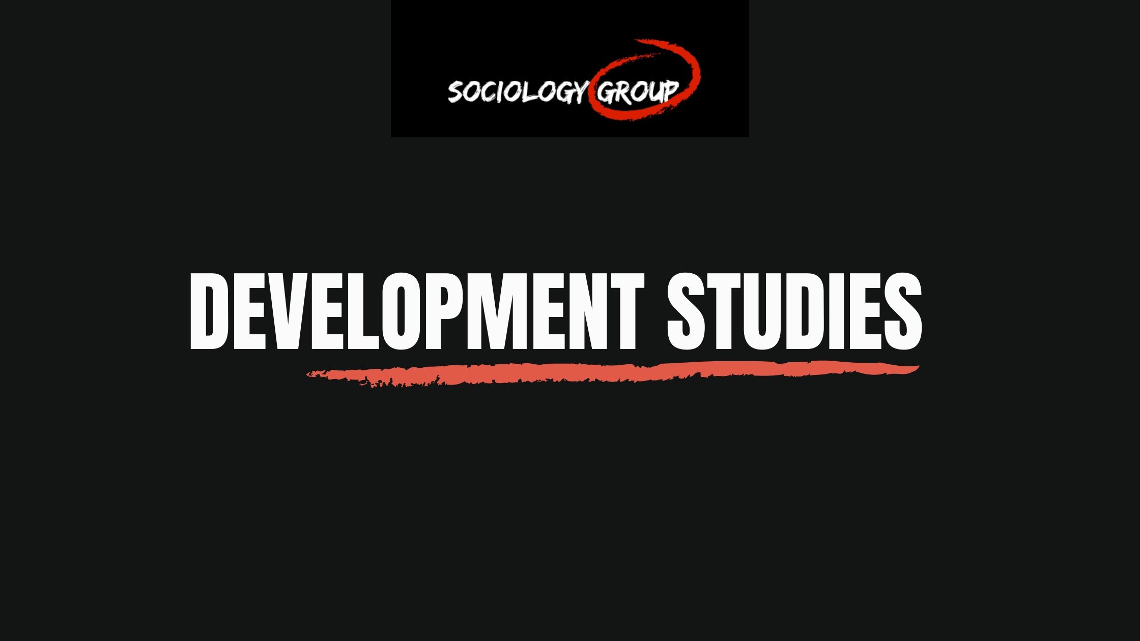 development studies explained