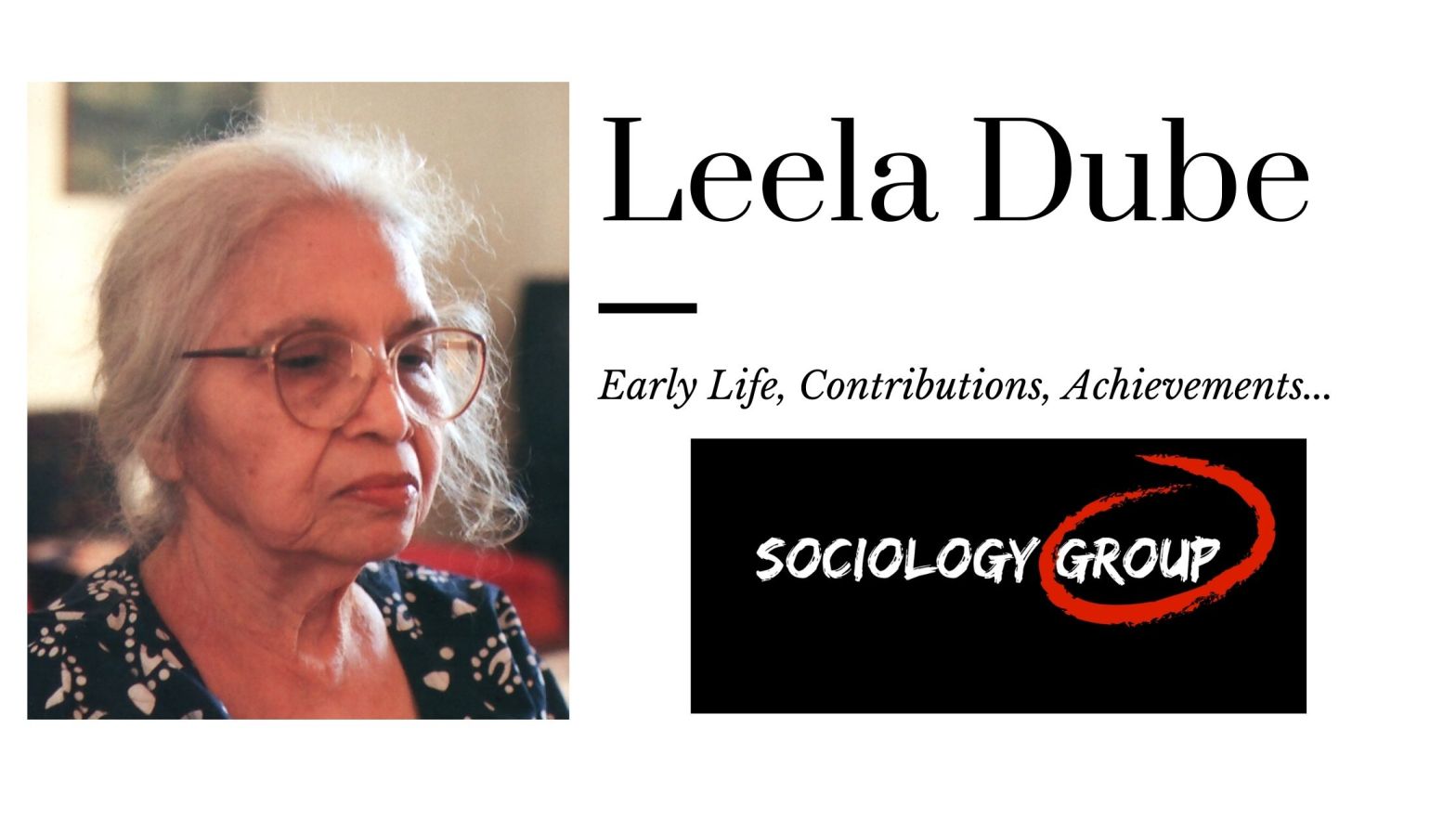 Leela Dube: Feminist Anthropologist Works 