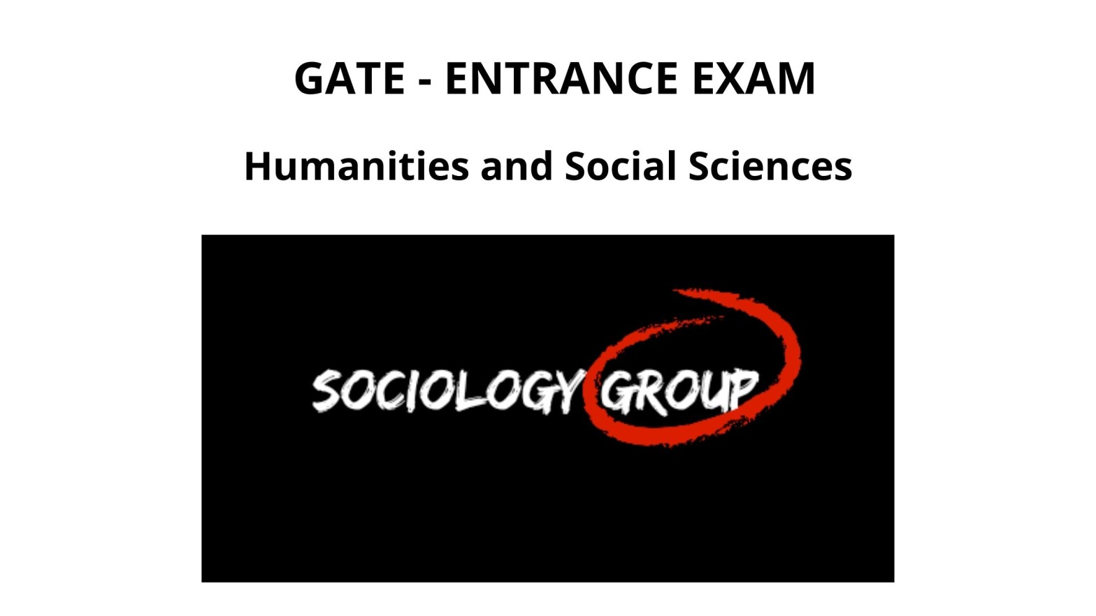GATE SOCIOLOGY NOTES
