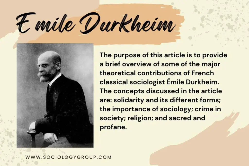 Emile Durkheim Images